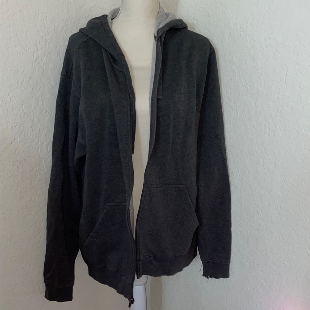 L.L. Bean Men's Charcoal Zip-Up jacket